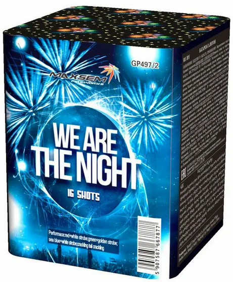 GP497/2 WE ARE THE NIGHT Батарея салютов (0,8″х16) 20м,22c