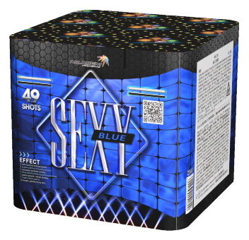 МС139 SEXY BLUE  Батарея салютов  (0,8*49) 20м,39с