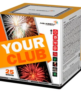 МС175-25 YOUR CLUB батарея салютов (1.75*25) 45м, 35с